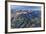 Aerial of the Rocky Mountain Front in Montana, USA-Chuck Haney-Framed Photographic Print