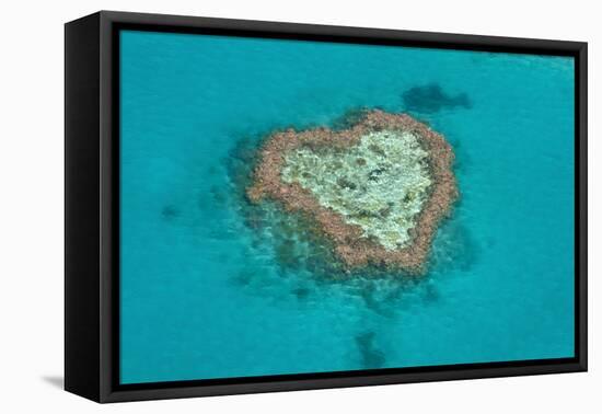 Aerial of the Whit Sunday Islands, Queensland, Australia, Pacific-Michael Runkel-Framed Premier Image Canvas