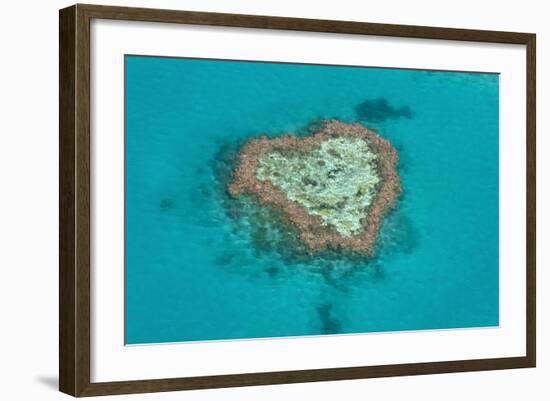 Aerial of the Whit Sunday Islands, Queensland, Australia, Pacific-Michael Runkel-Framed Photographic Print