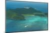 Aerial of View Lord Howe Island, UNESCO World Heritage Site, Australia, Tasman Sea, Pacific-Michael Runkel-Mounted Photographic Print