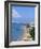 Aerial Parasail at Playa Los Muertos, Puerto Vallarta, Mexico-Bill Bachmann-Framed Photographic Print