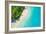 Aerial Photo of Beautiful Paradise Maldives - Tropical Beach on Island-Jag_cz-Framed Photographic Print