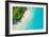 Aerial Photo of Beautiful Paradise Maldives - Tropical Beach on Island-Jag_cz-Framed Photographic Print