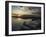 Aerial Photo of Downtown Pensacola, FL at Sunset.-Bobby R Lee-Framed Photographic Print