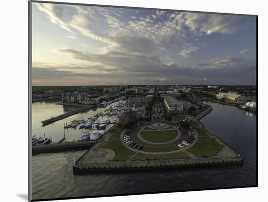 Aerial Photo of Downtown Pensacola, Fl.-Bobby R Lee-Mounted Photographic Print