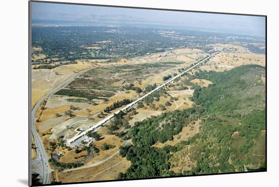 Aerial Photo of SLAC Linear Accelerator-David Parker-Mounted Photographic Print
