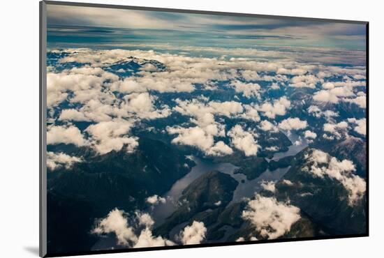 Aerial photo of Southeast Alaska-Mark A Johnson-Mounted Photographic Print