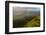 Aerial photograph of a rainbow & giant sand dunes, Great Sandy National Park, Australia-Mark A Johnson-Framed Photographic Print