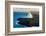 Aerial photograph of Double Island Point Lighthouse, Great Sandy National Park, Australia-Mark A Johnson-Framed Photographic Print