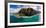 Aerial photograph of Ke'e Beach, Na Pali Coast, Kauai, Hawaii, USA-Mark A Johnson-Framed Photographic Print