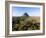 Aerial photograph of Mt Beerwah & Mt Coonowrin, Glasshouse Mountains, Australia-Mark A Johnson-Framed Photographic Print