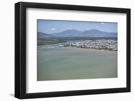 Aerial Photograph of the City and the Mouth of Trinity Inlet-Louise Murray-Framed Photographic Print