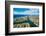 Aerial photograph of the Surfers Paradise skyline, Gold Coast, Queensland, Australia-Mark A Johnson-Framed Photographic Print