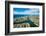 Aerial photograph of the Surfers Paradise skyline, Gold Coast, Queensland, Australia-Mark A Johnson-Framed Photographic Print