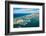 Aerial photograph of the Surfers Paradise skyline, Gold Coast, Queensland, Australia-Mark A Johnson-Framed Photographic Print