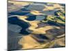 Aerial Photography at Harvest Time in the Palouse Region of Eastern Washington-Julie Eggers-Mounted Photographic Print