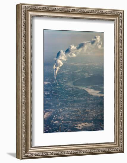 Aerial Picture, Berlin, Figuring Environmental Pollution-Catharina Lux-Framed Photographic Print