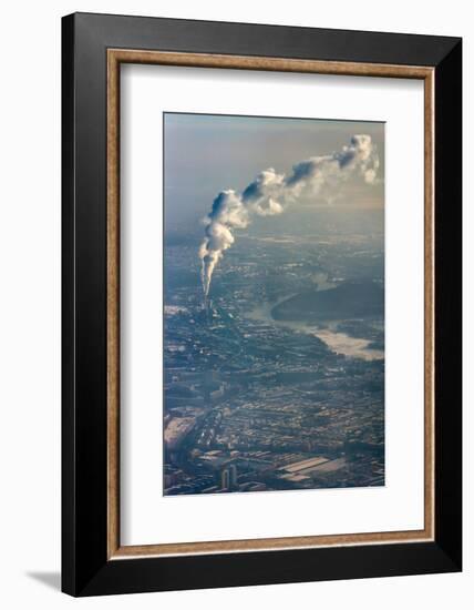 Aerial Picture, Berlin, Figuring Environmental Pollution-Catharina Lux-Framed Photographic Print