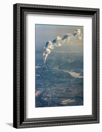 Aerial Picture, Berlin, Figuring Environmental Pollution-Catharina Lux-Framed Photographic Print