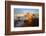 Aerial Shot from Seceda of Odle Surrounded by Clouds at Sunset in the Dolomites-Roberto Moiola-Framed Photographic Print