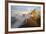 Aerial Shot from Seceda of Odle Surrounded by Clouds at Sunset-ClickAlps-Framed Photographic Print