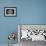 Aerial shot of a group of Mute swans and gulls, Switzerland-Mateusz Piesiak-Framed Photographic Print displayed on a wall