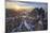 Aerial Shot of Sassolungo at Sunset-Roberto Moiola-Mounted Photographic Print