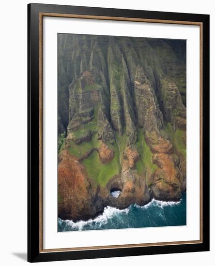 Aerial Shots of the Kauai Island in Hawaii-Sergio Ballivian-Framed Photographic Print