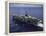 Aerial Side View of Aircraft Carrier USS Independence-null-Framed Premier Image Canvas