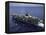 Aerial Side View of Aircraft Carrier USS Independence-null-Framed Premier Image Canvas