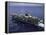 Aerial Side View of Aircraft Carrier USS Independence-null-Framed Premier Image Canvas