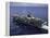 Aerial Side View of Aircraft Carrier USS Independence-null-Framed Premier Image Canvas