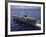 Aerial Side View of Aircraft Carrier USS Independence-null-Framed Premium Photographic Print