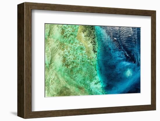 Aerial Summer - Between Two Seabed-Philippe HUGONNARD-Framed Photographic Print