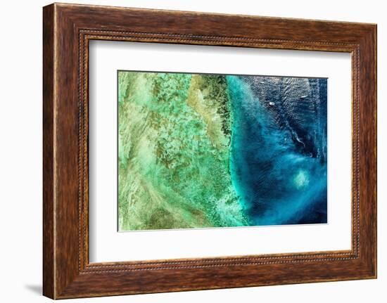 Aerial Summer - Between Two Seabed-Philippe HUGONNARD-Framed Photographic Print