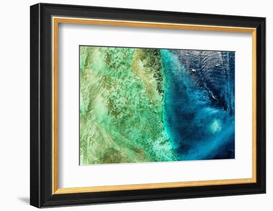 Aerial Summer - Between Two Seabed-Philippe HUGONNARD-Framed Photographic Print