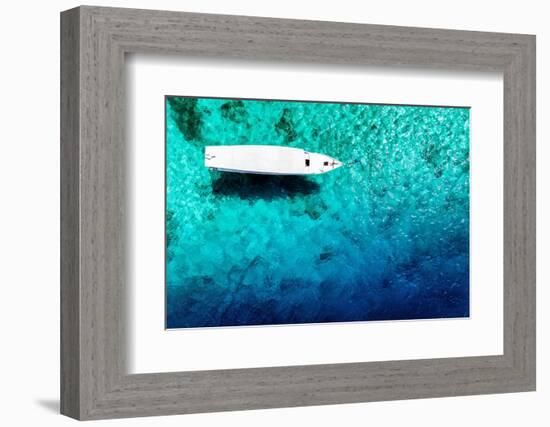 Aerial Summer - Clear Water-Philippe HUGONNARD-Framed Photographic Print