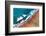 Aerial Summer - Coral Reef Beach-Philippe HUGONNARD-Framed Photographic Print