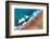 Aerial Summer - Coral Reef Beach-Philippe HUGONNARD-Framed Photographic Print