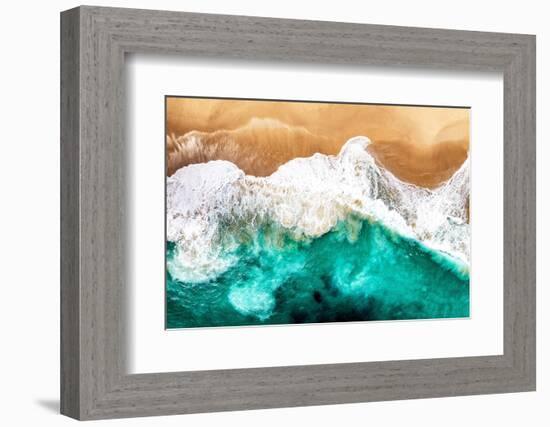 Aerial Summer - Golden Beach Sand-Philippe HUGONNARD-Framed Photographic Print