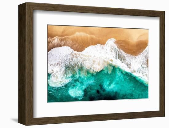 Aerial Summer - Golden Beach Sand-Philippe HUGONNARD-Framed Photographic Print