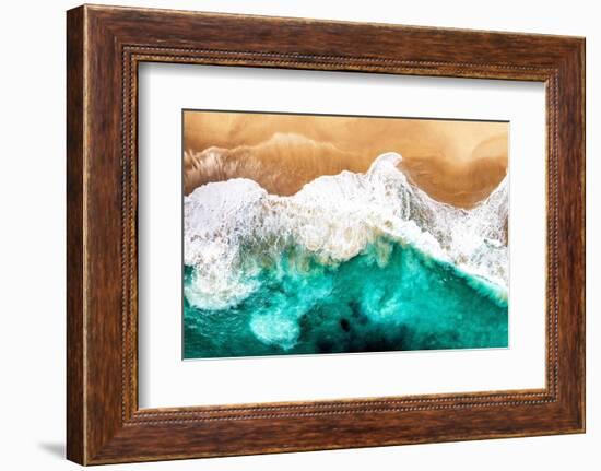 Aerial Summer - Golden Beach Sand-Philippe HUGONNARD-Framed Photographic Print