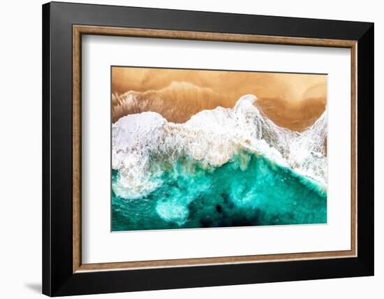 Aerial Summer - Golden Beach Sand-Philippe HUGONNARD-Framed Photographic Print