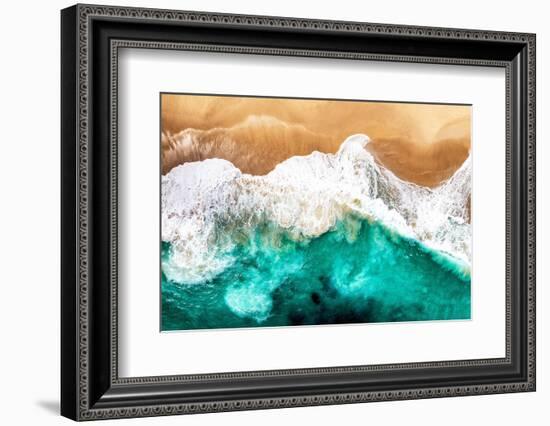 Aerial Summer - Golden Beach Sand-Philippe HUGONNARD-Framed Photographic Print