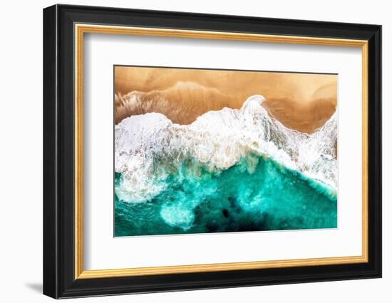 Aerial Summer - Golden Beach Sand-Philippe HUGONNARD-Framed Photographic Print