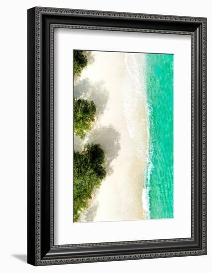 Aerial Summer - Green Beach-Philippe HUGONNARD-Framed Photographic Print