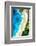 Aerial Summer - Half Beach Heart-Philippe HUGONNARD-Framed Photographic Print