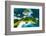 Aerial Summer - Nusa Penida Bali-Philippe HUGONNARD-Framed Photographic Print