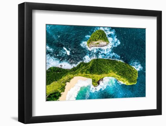 Aerial Summer - Nusa Penida Bali-Philippe HUGONNARD-Framed Photographic Print