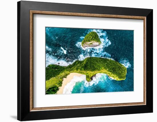 Aerial Summer - Nusa Penida Bali-Philippe HUGONNARD-Framed Photographic Print